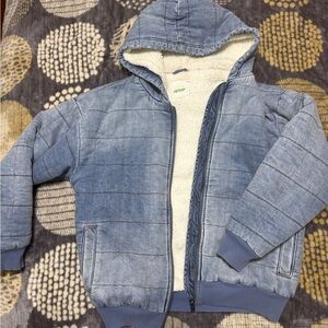 Aerie Jean Sherpa Jacket